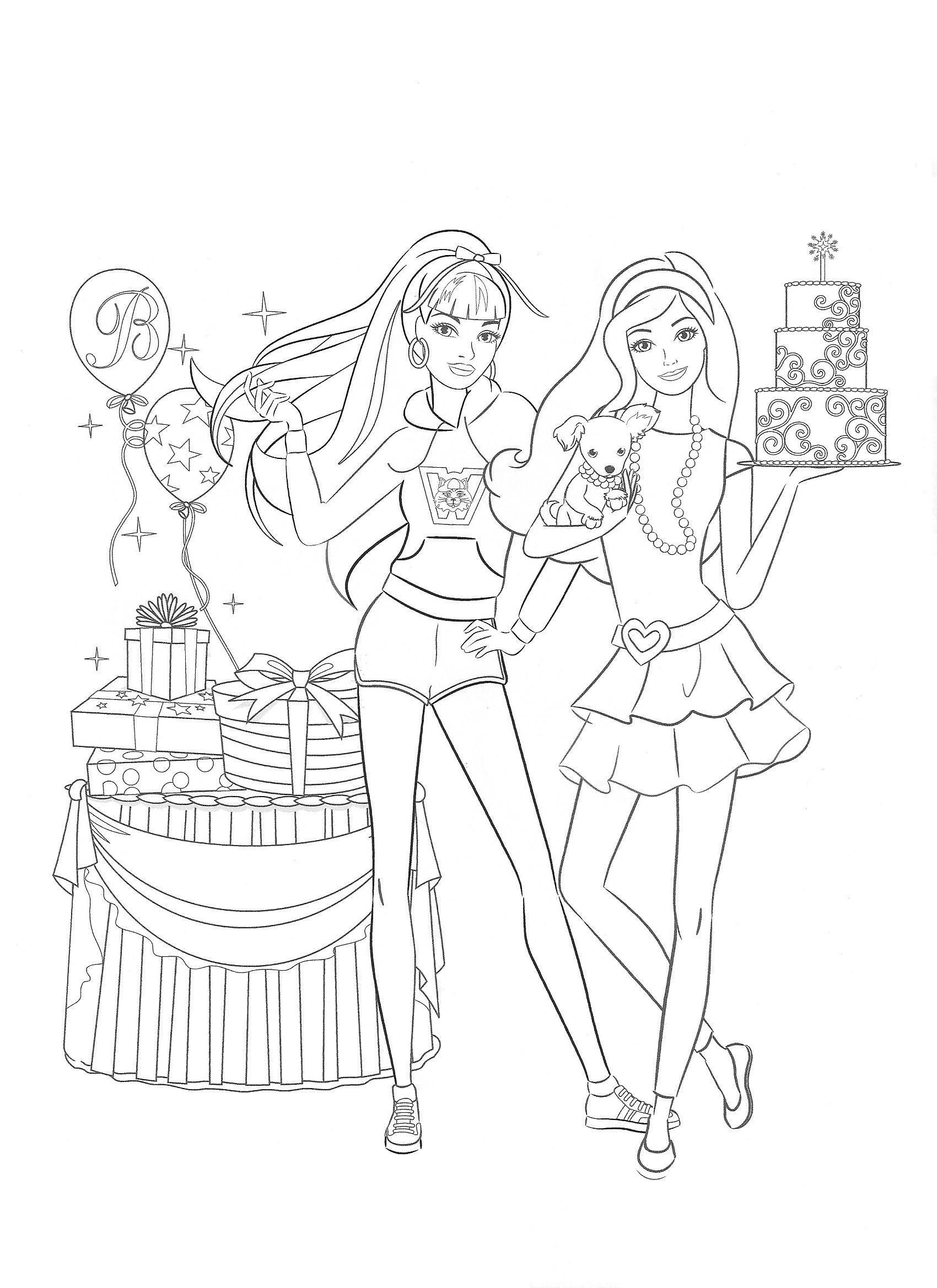 Barbie Coloring Pages Z31