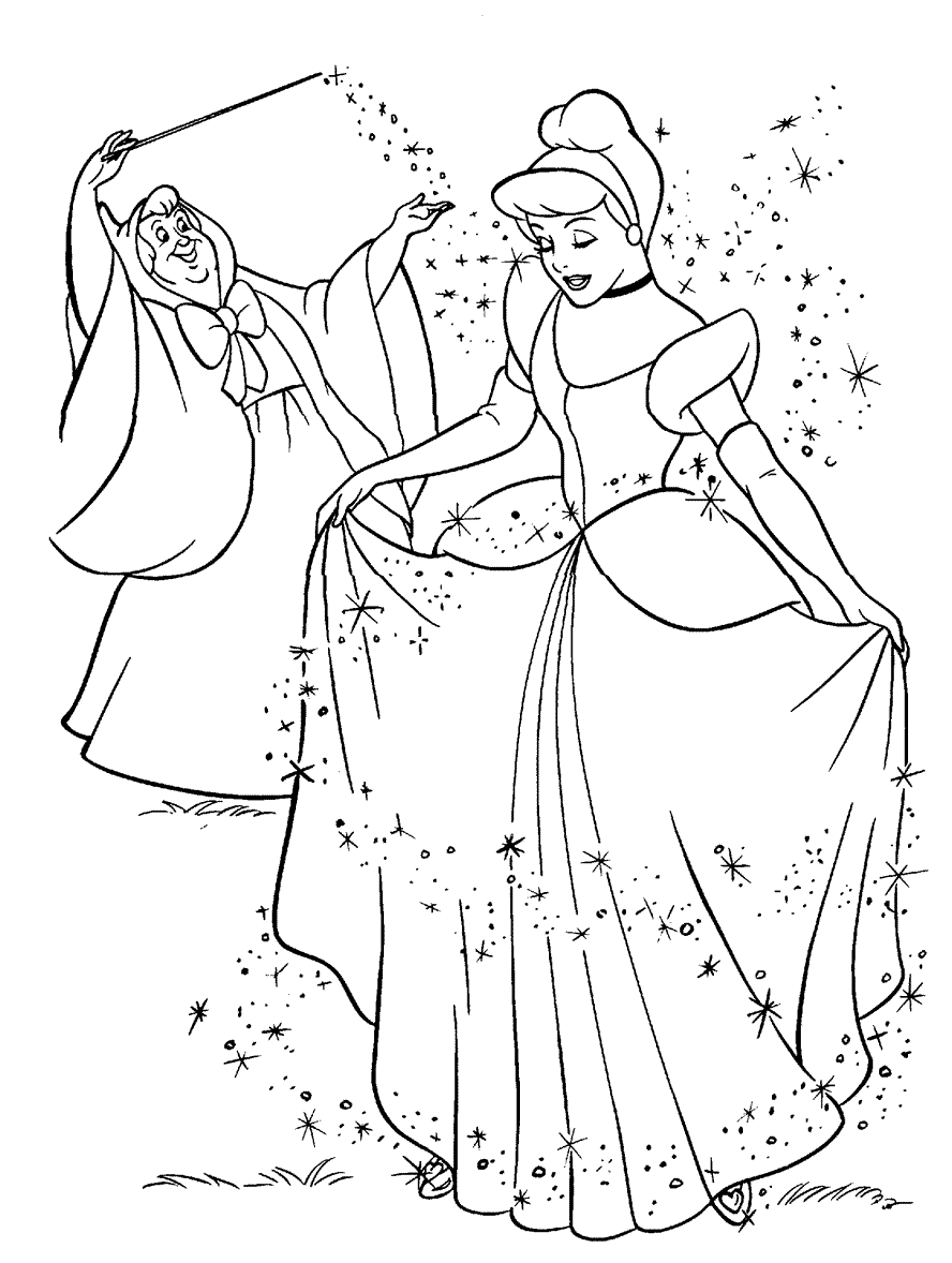 62 Cinderella Wedding Coloring Pages  Latest